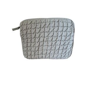 FLX Puffer Quilted Laptop Sleeve Case Padded Sea Glass Green School 13" GIFT NEW